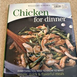 Williams Sonoma Green 'Chicken for Dinner' Cookbook